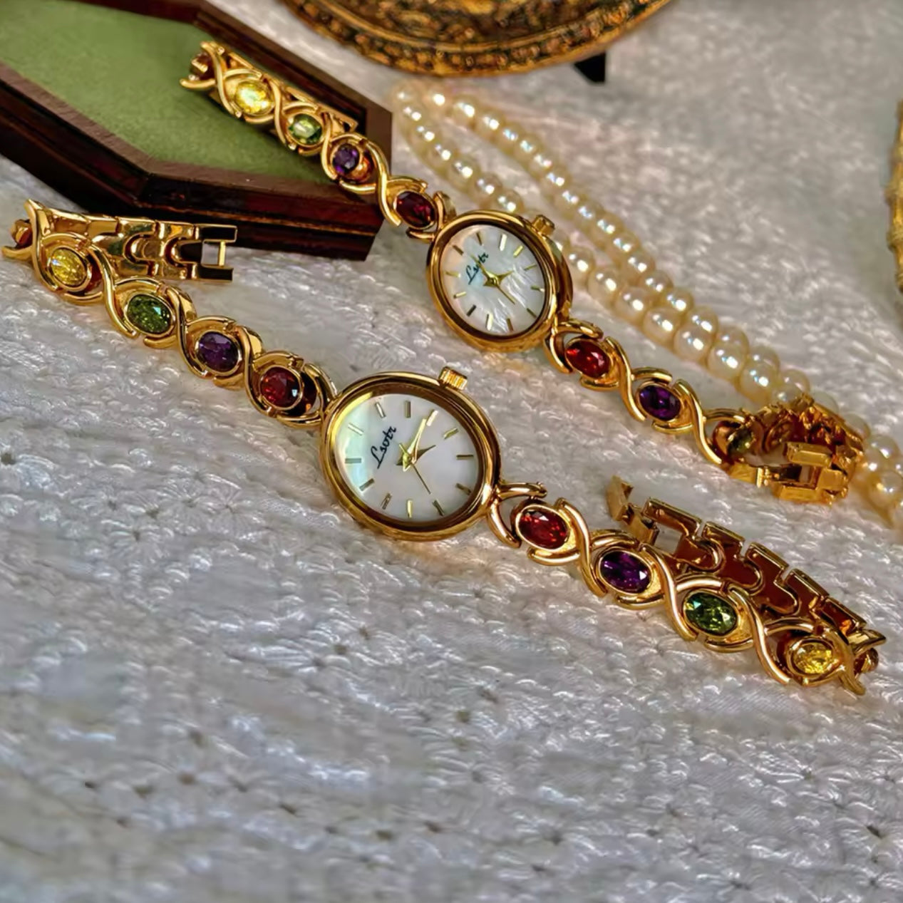 Jewelled Gold Watch