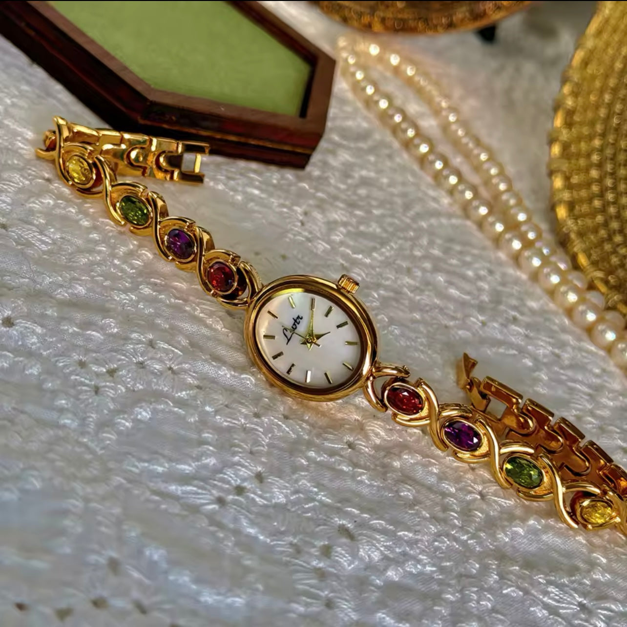 Jewelled Gold Watch